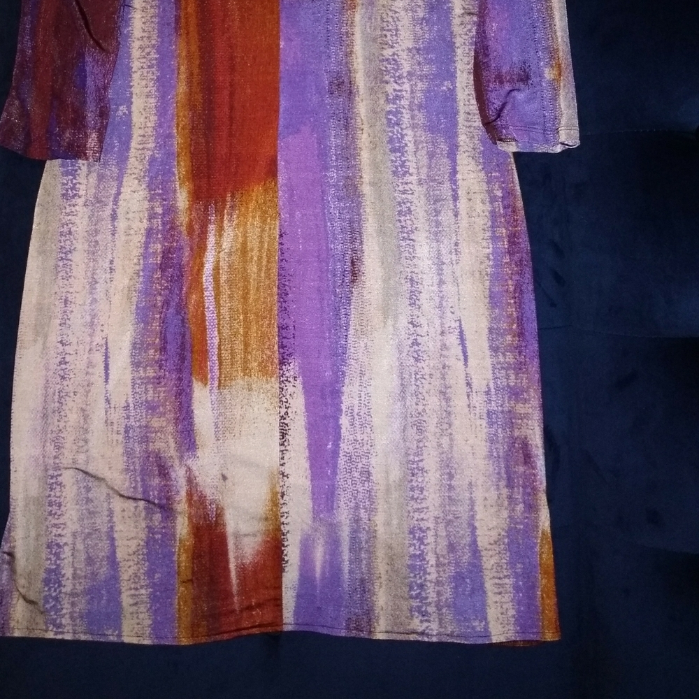 Bold, Electric, & Vibrant Abstract Dress - Picture 3 of 10